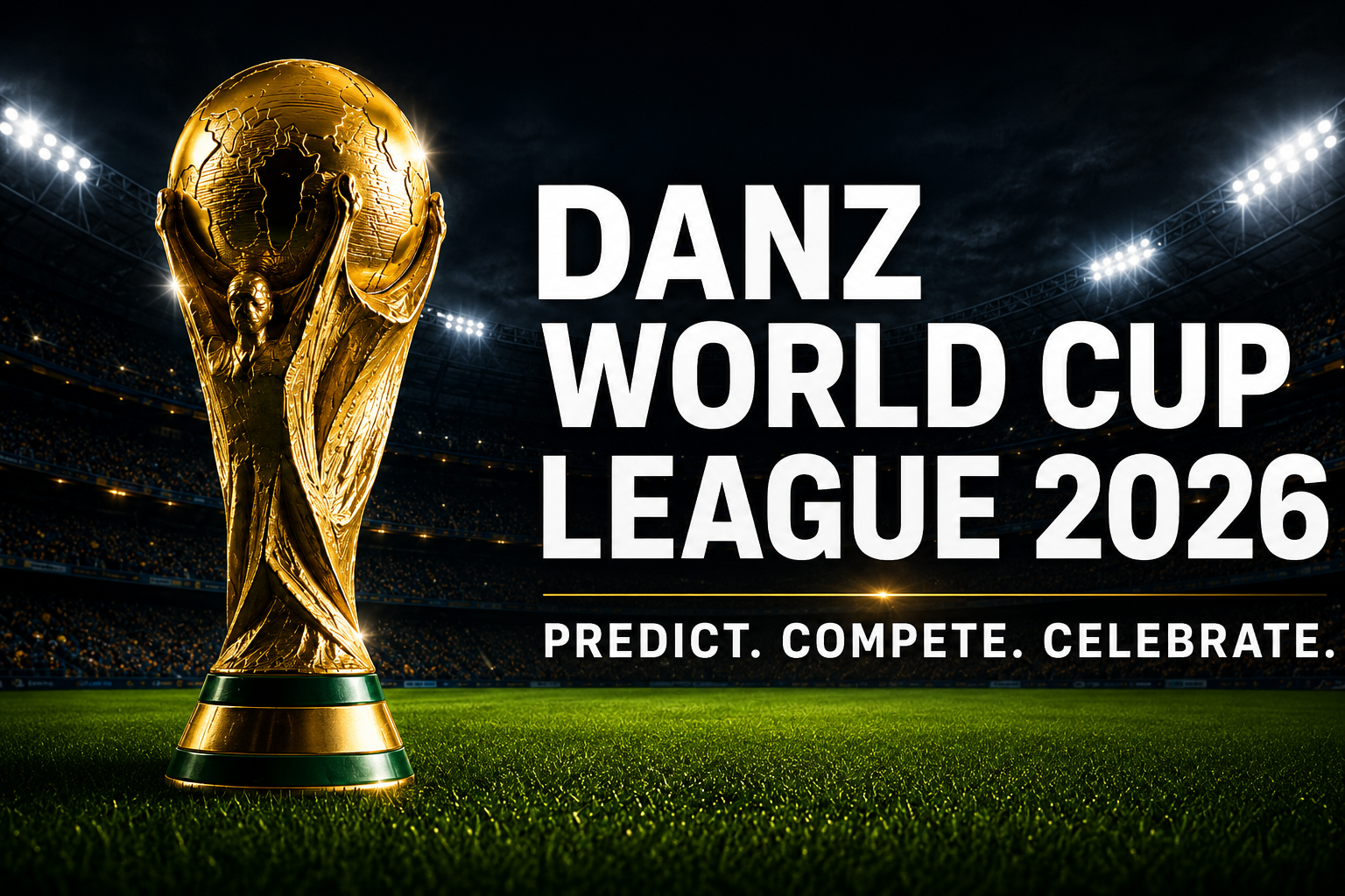 Danz World Cup League 2026 project banner